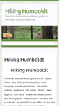 Mobile Screenshot of hikinghumboldt.com